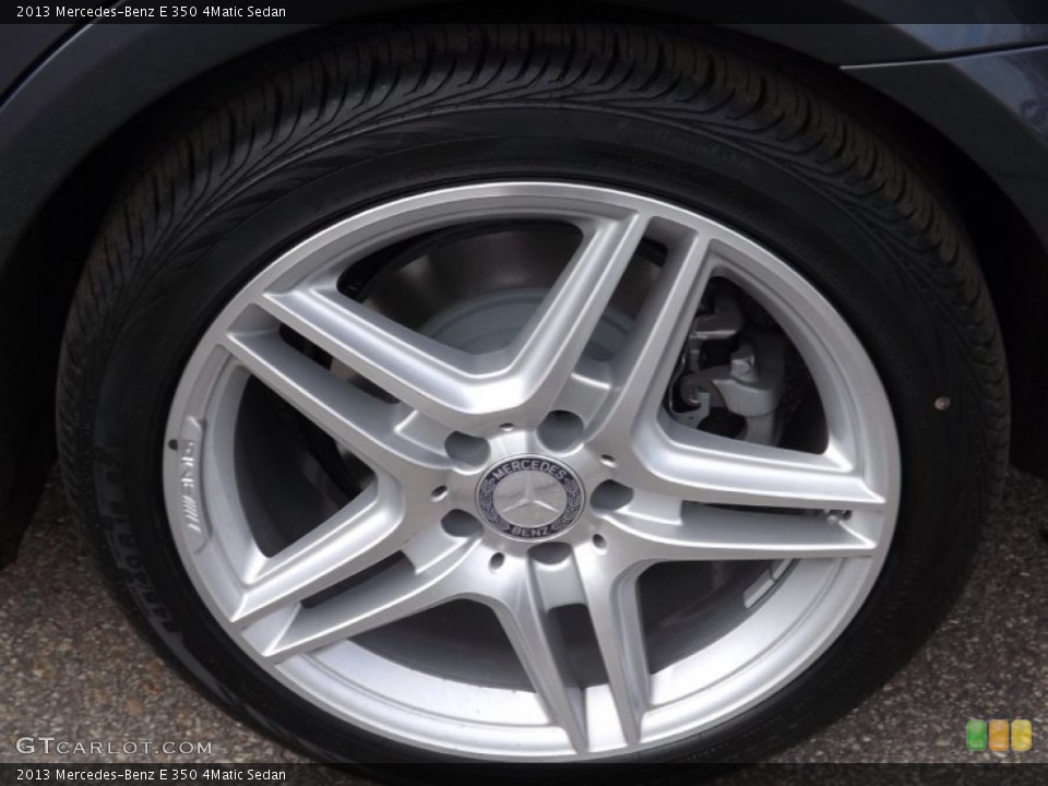 2013 Mercedes-Benz E 350 4Matic Sedan Wheel and Tire Photo #77940714