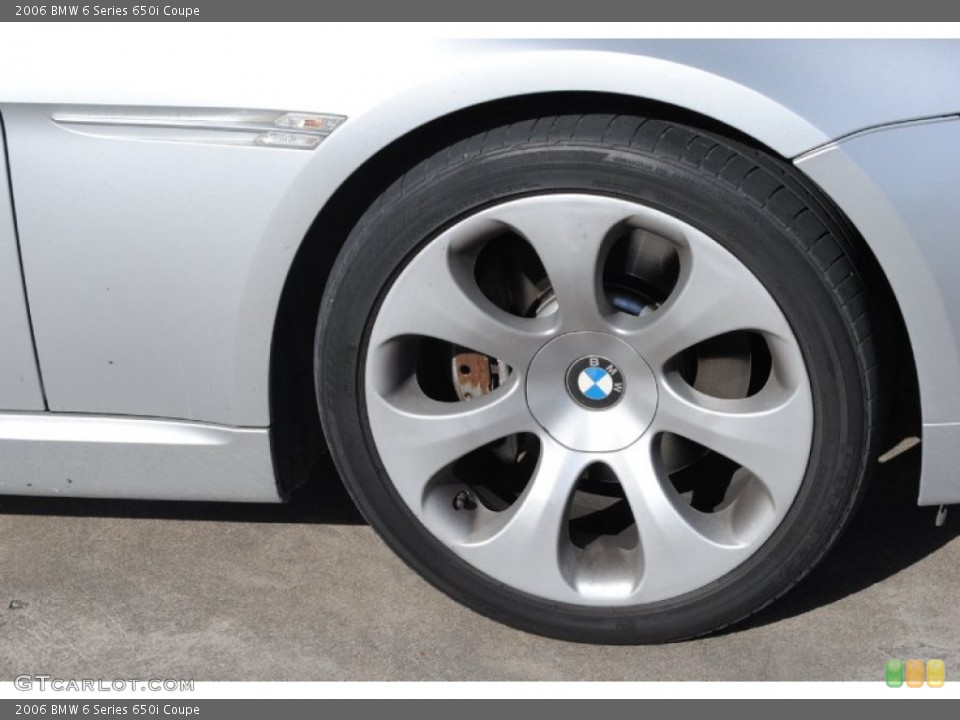 2006 BMW 6 Series 650i Coupe Wheel and Tire Photo #77941170