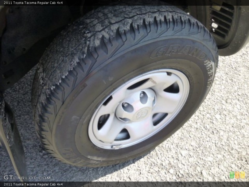 2011 Toyota Tacoma Regular Cab 4x4 Wheel and Tire Photo #77941839