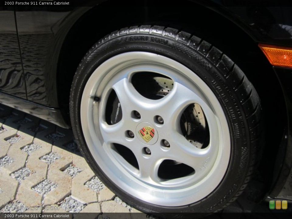 2003 Porsche 911 Carrera Cabriolet Wheel and Tire Photo #77943195