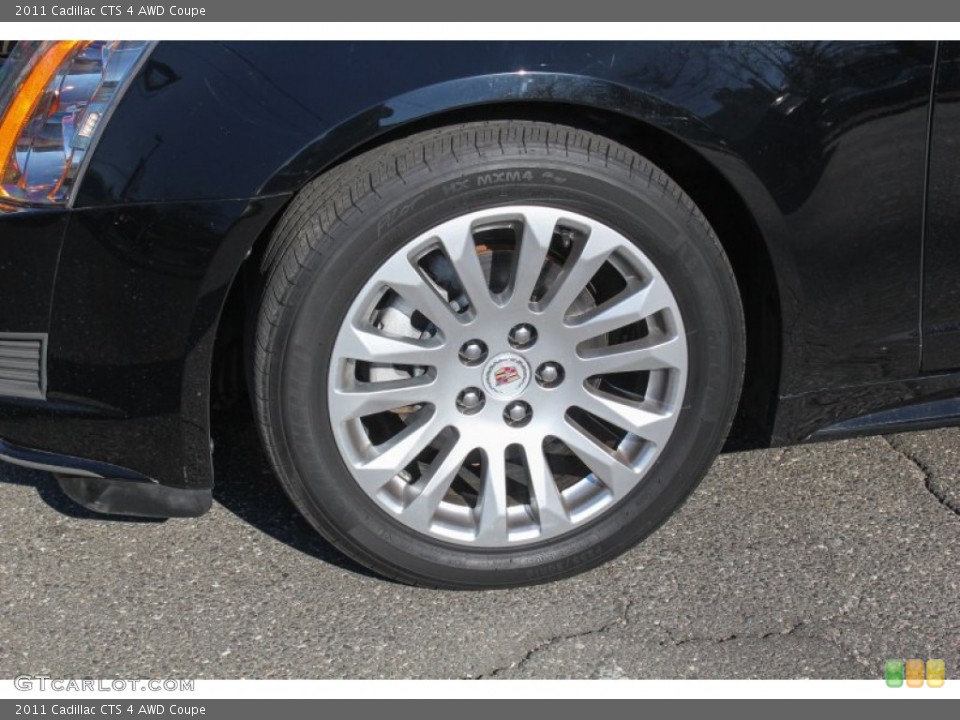 2011 Cadillac CTS 4 AWD Coupe Wheel and Tire Photo #77946531