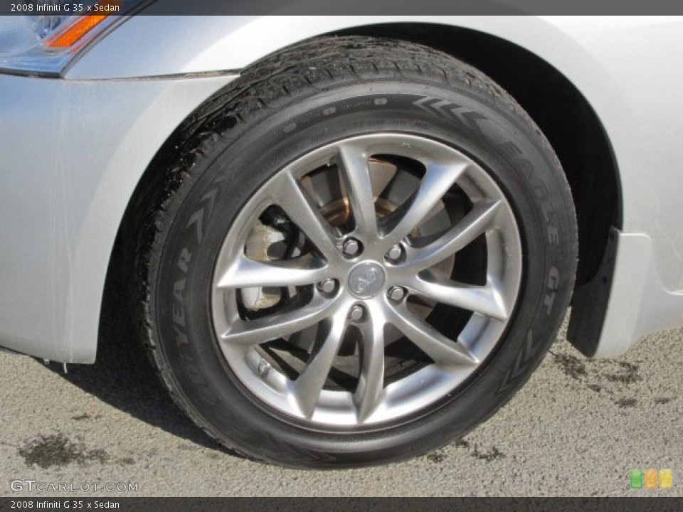 2008 Infiniti G 35 x Sedan Wheel and Tire Photo #77949192