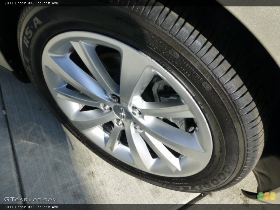 2011 Lincoln MKS EcoBoost AWD Wheel and Tire Photo #77950281