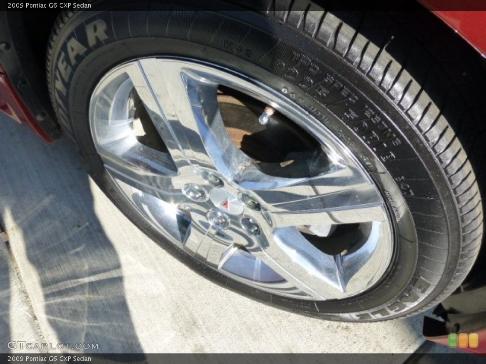 2009 Pontiac G6 GXP Sedan Wheel and Tire Photo #77951214