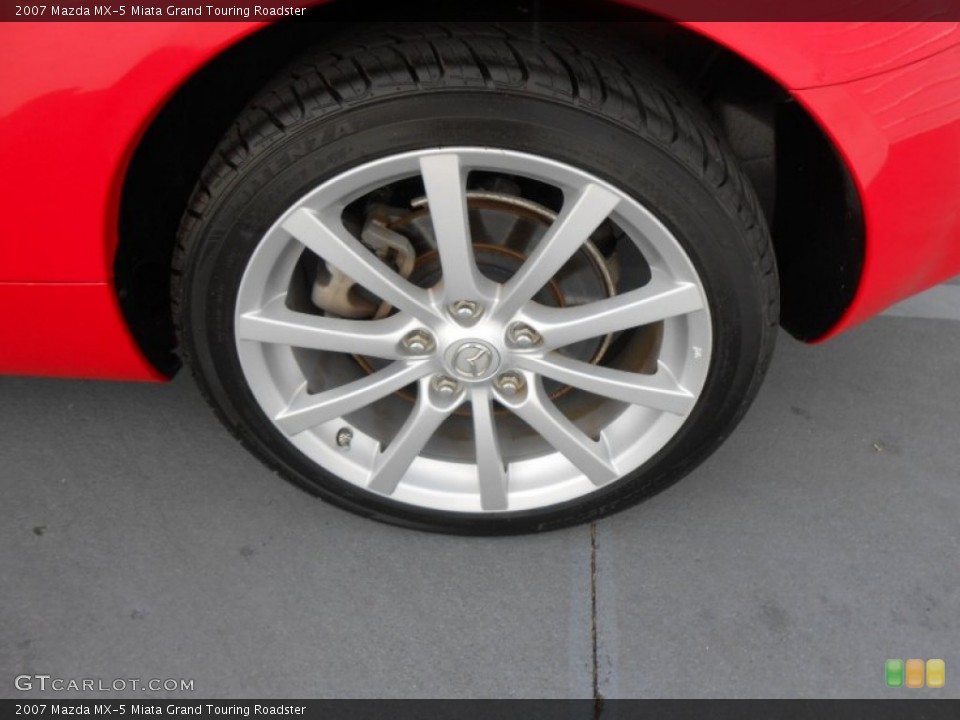 2007 Mazda MX-5 Miata Grand Touring Roadster Wheel and Tire Photo #77955672