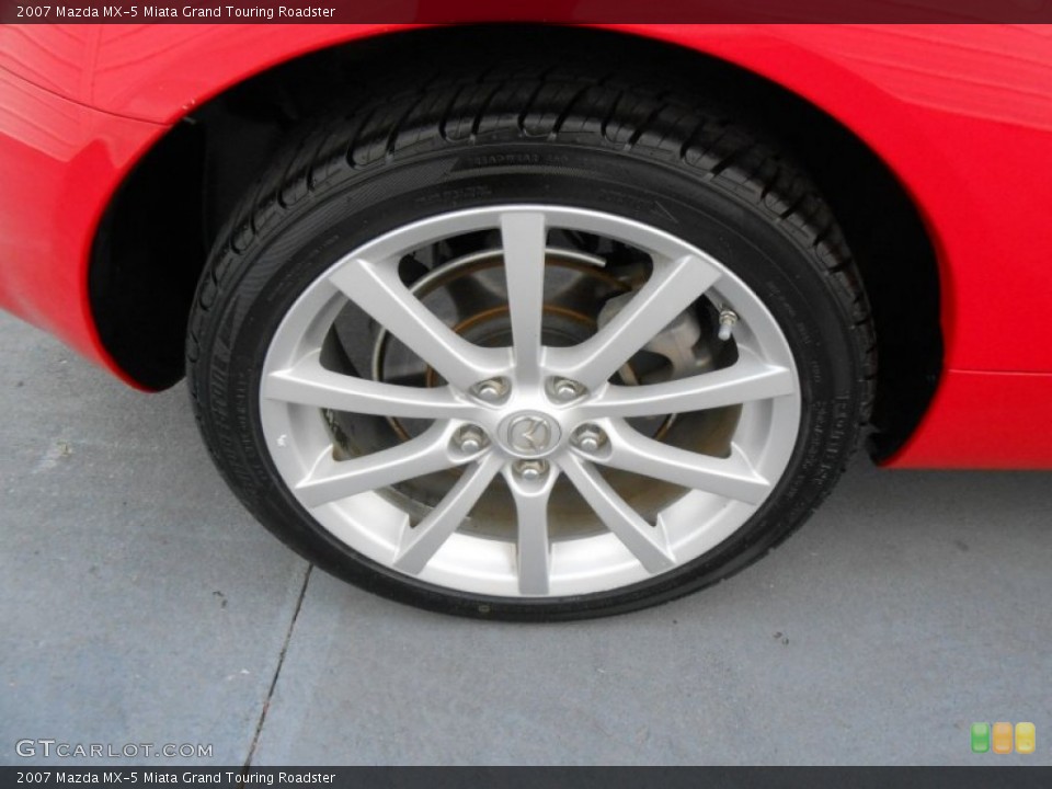 2007 Mazda MX-5 Miata Grand Touring Roadster Wheel and Tire Photo #77955690