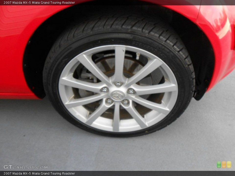2007 Mazda MX-5 Miata Grand Touring Roadster Wheel and Tire Photo #77955702