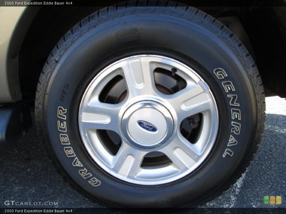 2003 Ford Expedition Eddie Bauer 4x4 Wheel and Tire Photo #77956350