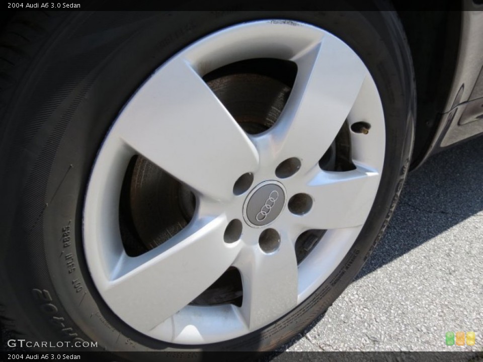 2004 Audi A6 3.0 Sedan Wheel and Tire Photo #77960112