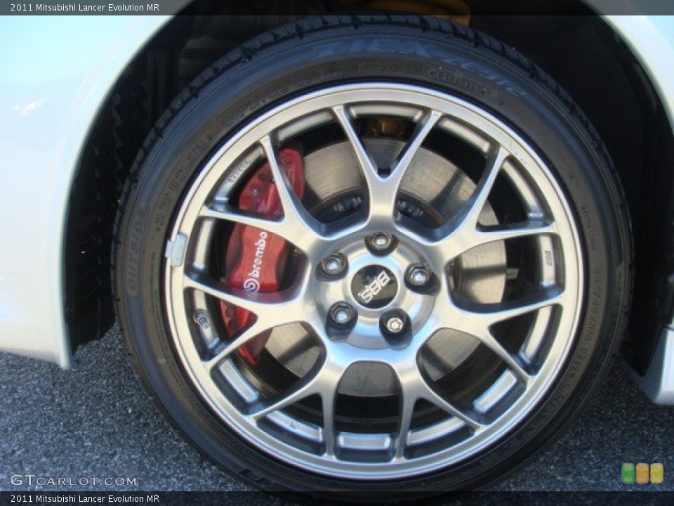 2011 Mitsubishi Lancer Evolution MR Wheel and Tire Photo #77963676