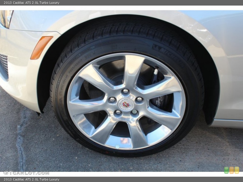2013 Cadillac ATS 2.0L Turbo Luxury Wheel and Tire Photo #77964059