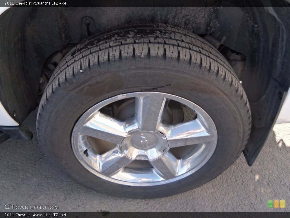 2011 Chevrolet Avalanche LTZ 4x4 Wheel and Tire Photo #77964912