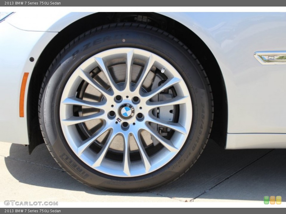 2013 BMW 7 Series 750Li Sedan Wheel and Tire Photo #77965099