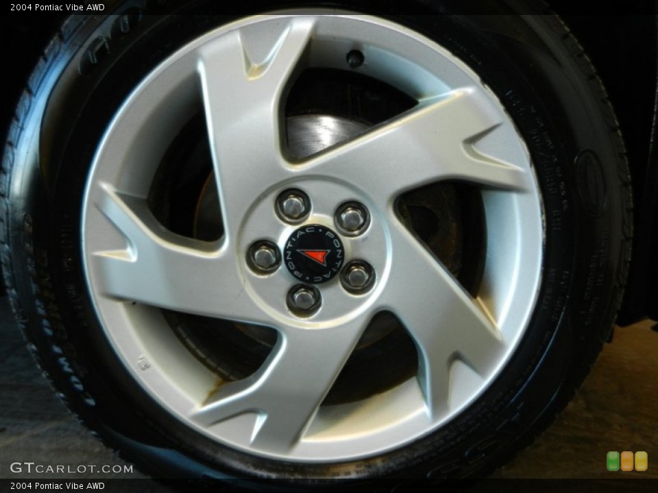 2004 Pontiac Vibe AWD Wheel and Tire Photo #77966443