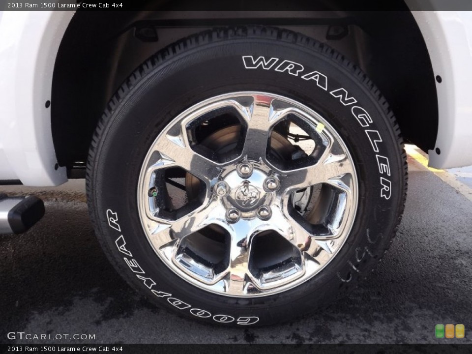 2013 Ram 1500 Laramie Crew Cab 4x4 Wheel and Tire Photo #77969108