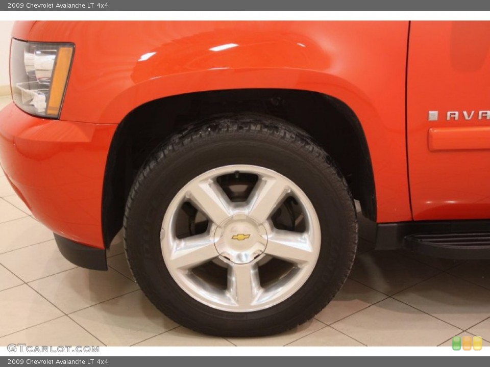2009 Chevrolet Avalanche LT 4x4 Wheel and Tire Photo #77971526