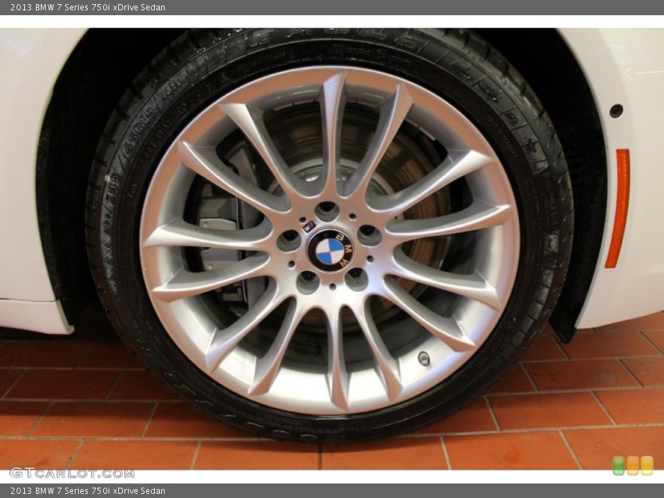 2013 BMW 7 Series 750i xDrive Sedan Wheel and Tire Photo #77972582