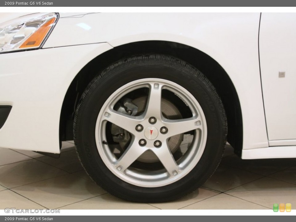 2009 Pontiac G6 V6 Sedan Wheel and Tire Photo #77974034