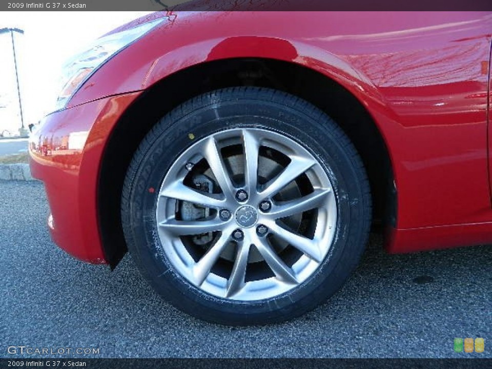 2009 Infiniti G 37 x Sedan Wheel and Tire Photo #77976440