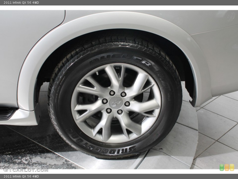 2011 Infiniti QX 56 4WD Wheel and Tire Photo #77977382
