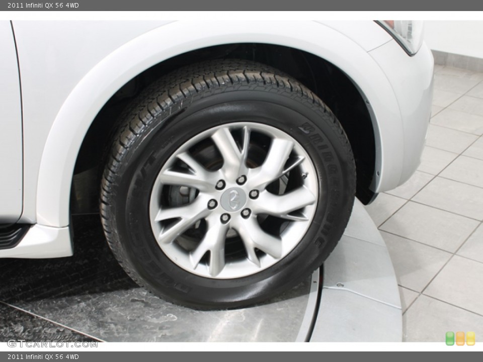 2011 Infiniti QX 56 4WD Wheel and Tire Photo #77977412