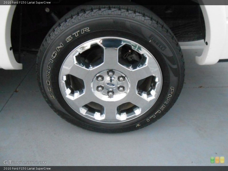 2010 Ford F150 Lariat SuperCrew Wheel and Tire Photo #77980626