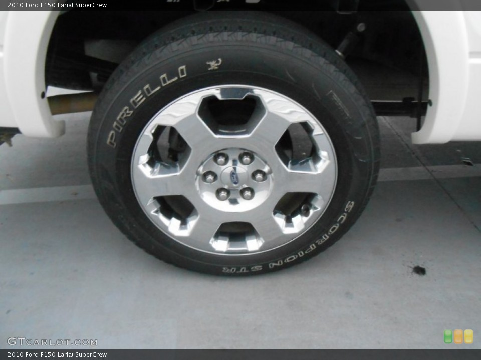 2010 Ford F150 Lariat SuperCrew Wheel and Tire Photo #77980646