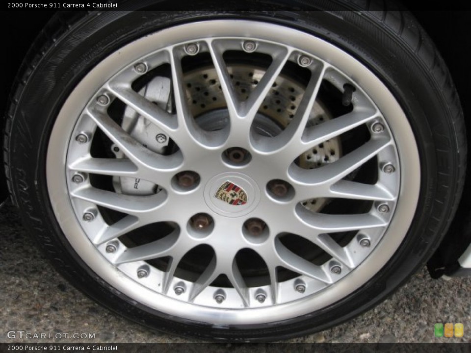 2000 Porsche 911 Carrera 4 Cabriolet Wheel and Tire Photo #77982236