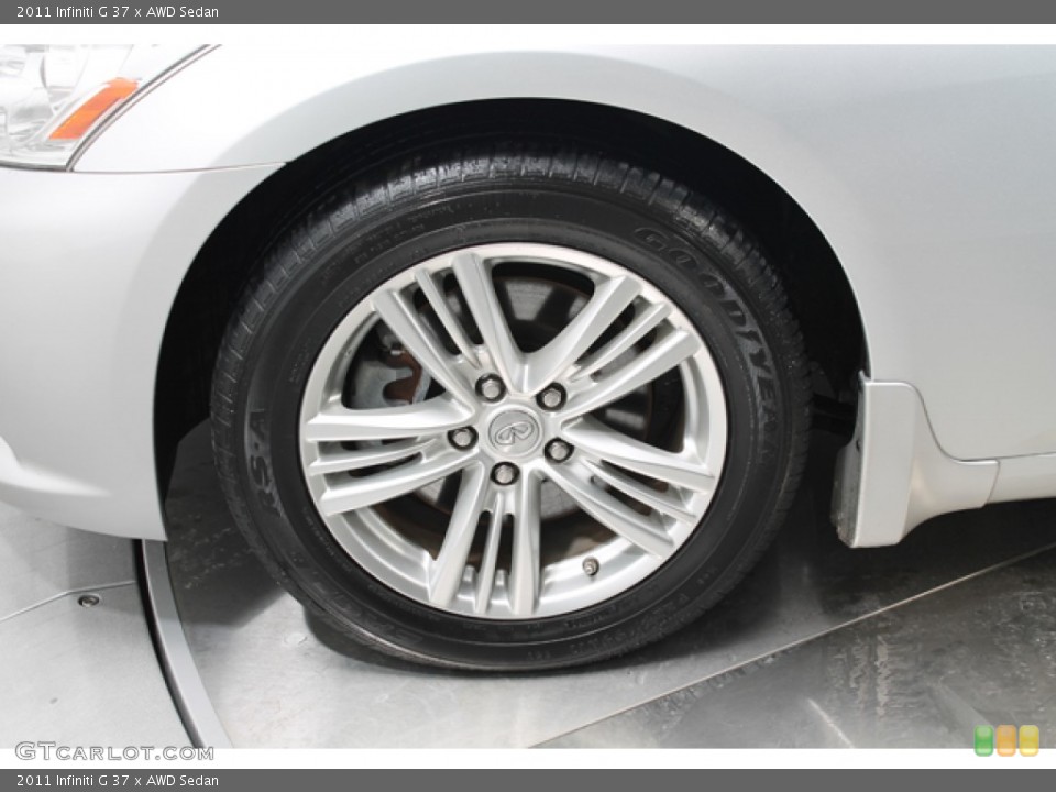 2011 Infiniti G 37 x AWD Sedan Wheel and Tire Photo #77982511