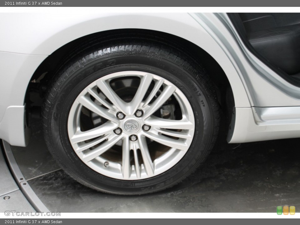 2011 Infiniti G 37 x AWD Sedan Wheel and Tire Photo #77982551
