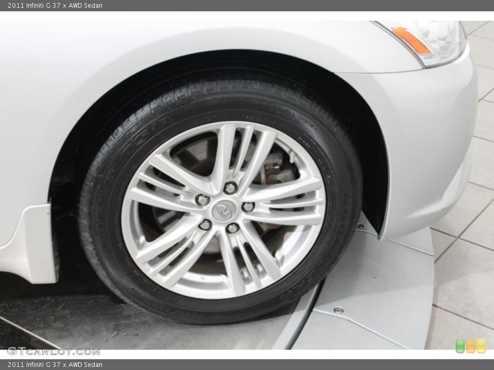 2011 Infiniti G 37 x AWD Sedan Wheel and Tire Photo #77982601