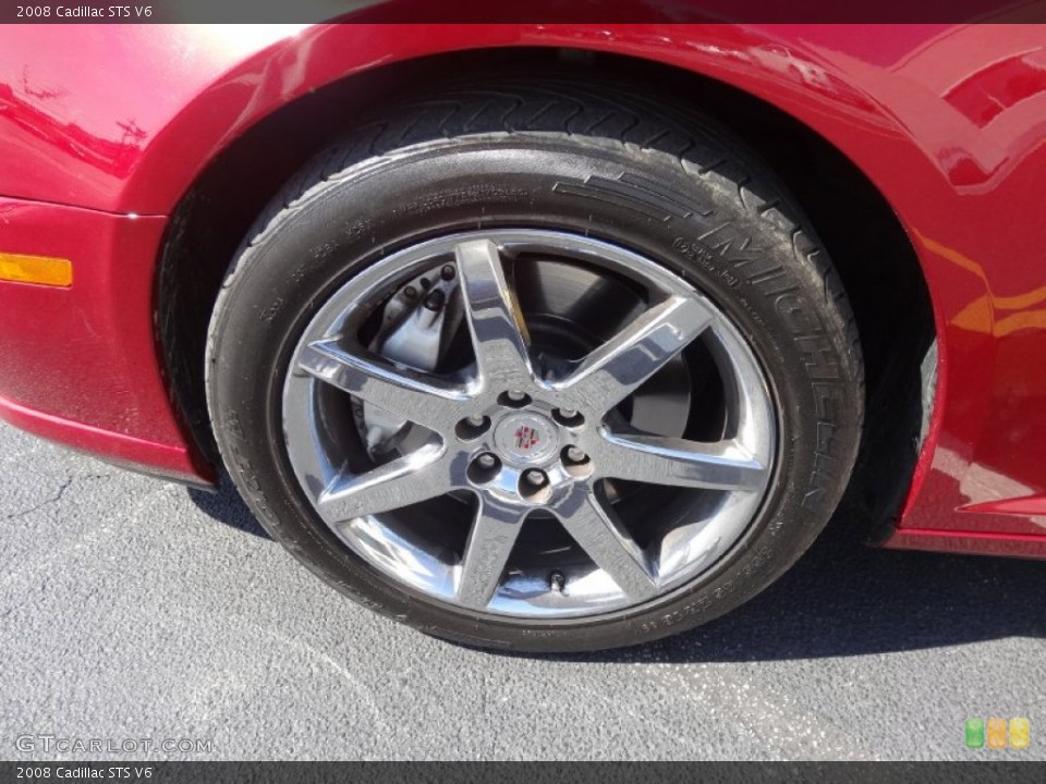 2008 Cadillac STS V6 Wheel and Tire Photo #77992448