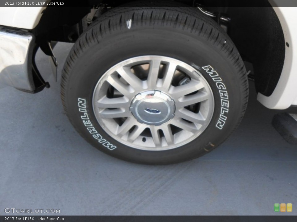 2013 Ford F150 Lariat SuperCab Wheel and Tire Photo #77992515