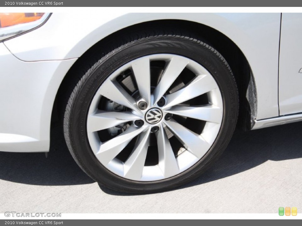 2010 Volkswagen CC VR6 Sport Wheel and Tire Photo #77993952