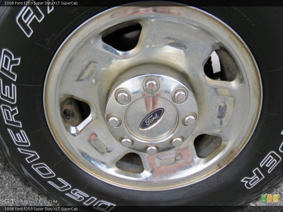 2008 Ford F250 Super Duty XLT SuperCab Wheel and Tire Photo #77998856