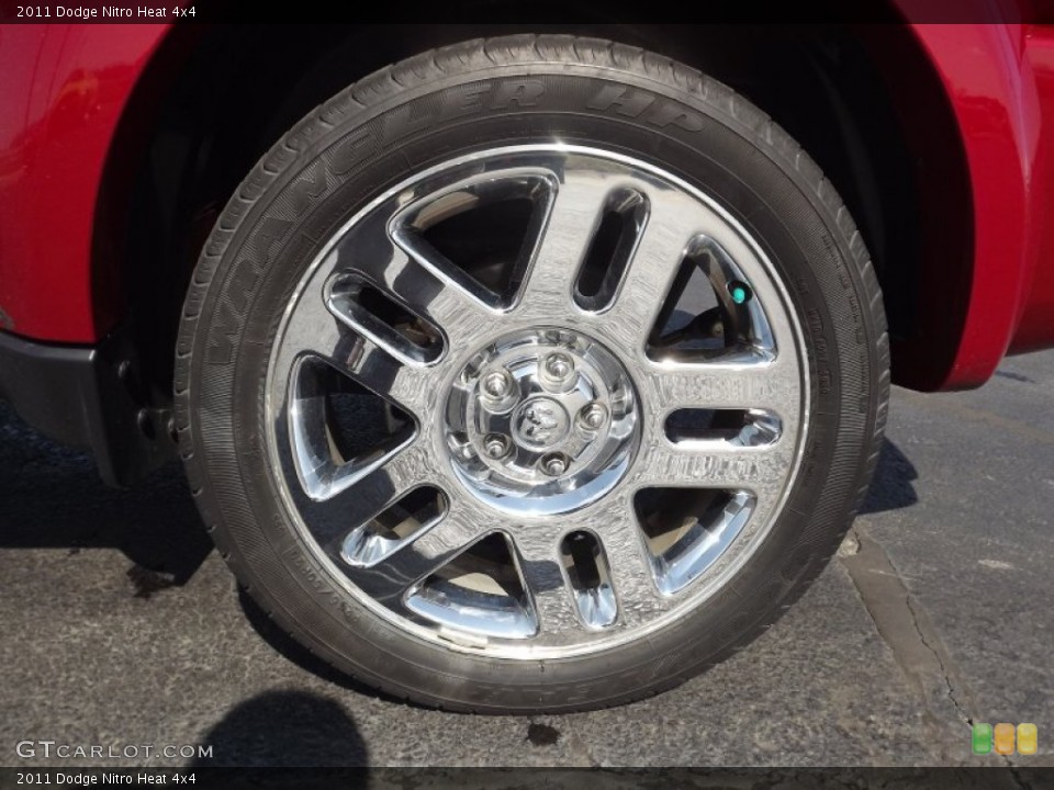 2011 Dodge Nitro Heat 4x4 Wheel and Tire Photo #78006311