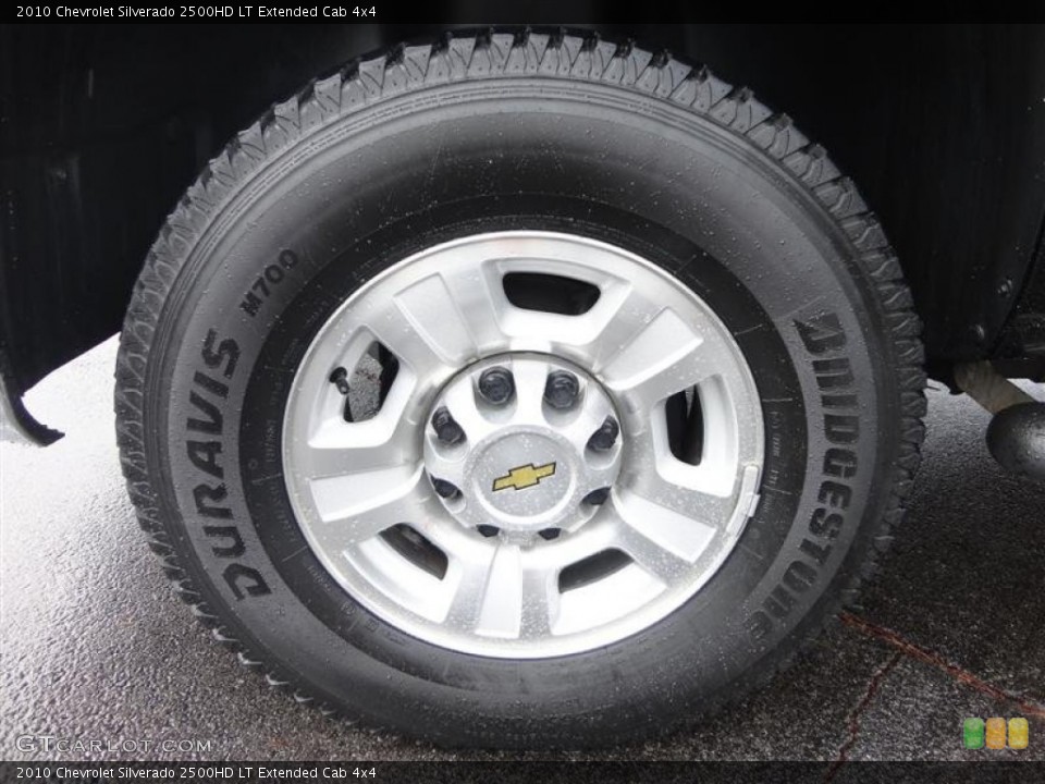 2010 Chevrolet Silverado 2500HD LT Extended Cab 4x4 Wheel and Tire Photo #78007215