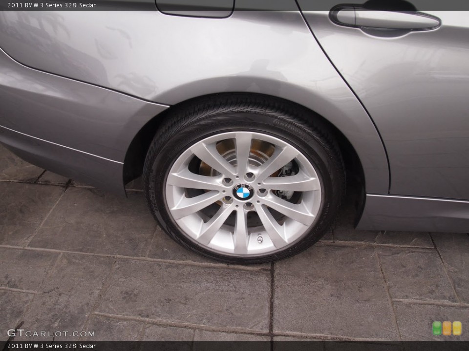 2011 BMW 3 Series 328i Sedan Wheel and Tire Photo #78008405