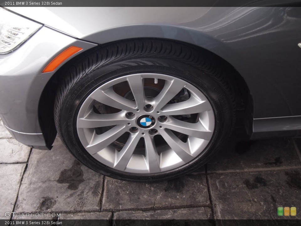 2011 BMW 3 Series 328i Sedan Wheel and Tire Photo #78008685