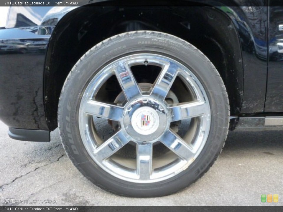 2011 Cadillac Escalade EXT Premium AWD Wheel and Tire Photo #78011122
