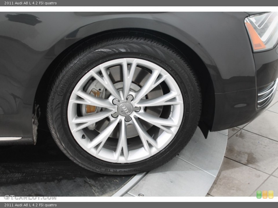 2011 Audi A8 L 4.2 FSI quattro Wheel and Tire Photo #78025518