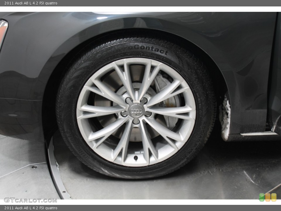 2011 Audi A8 L 4.2 FSI quattro Wheel and Tire Photo #78025547