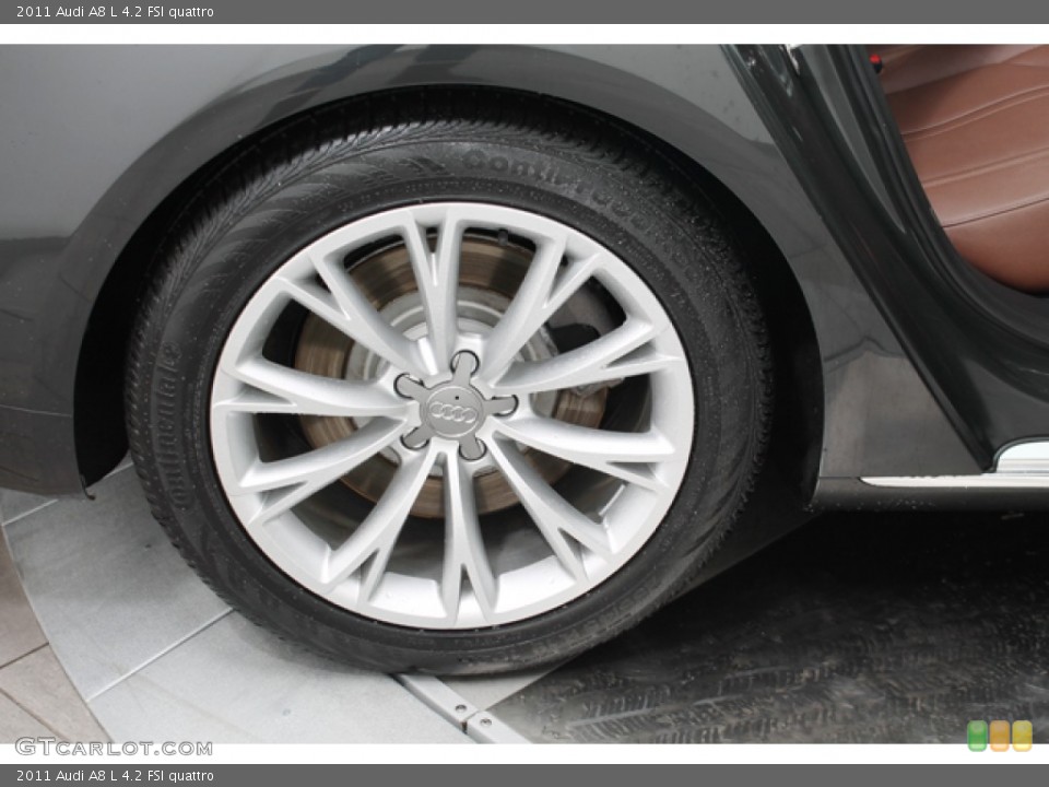 2011 Audi A8 L 4.2 FSI quattro Wheel and Tire Photo #78025573