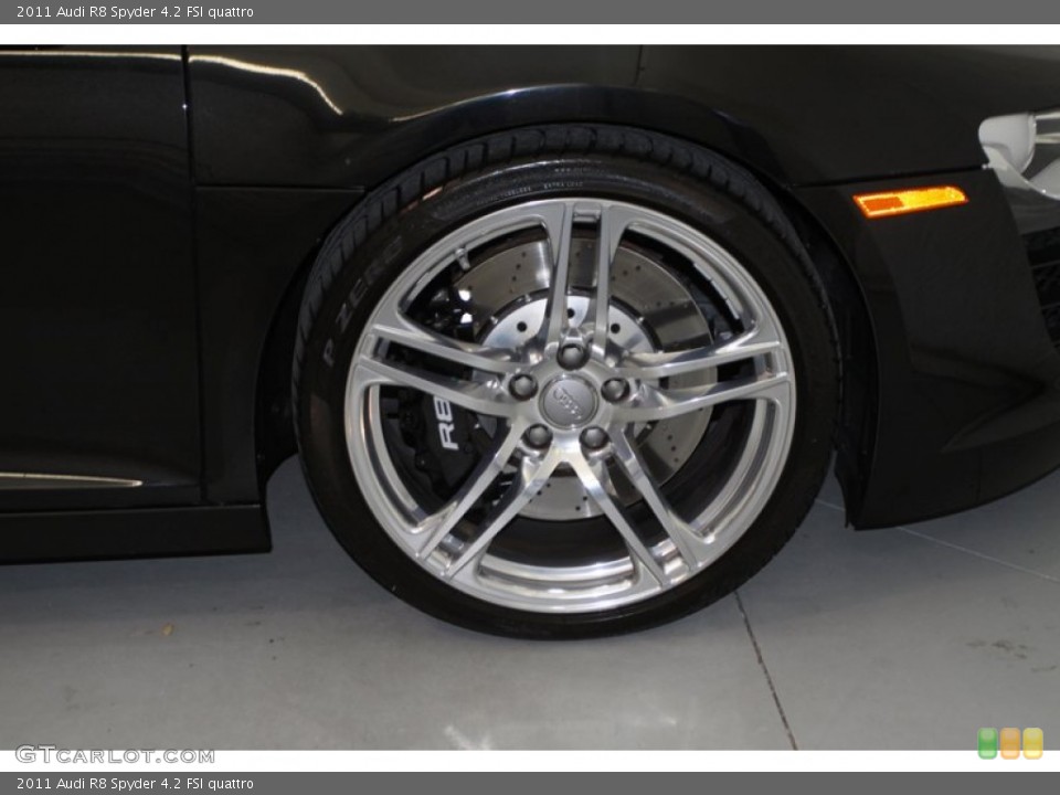 2011 Audi R8 Spyder 4.2 FSI quattro Wheel and Tire Photo #78026513