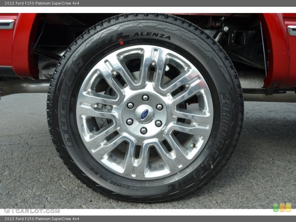2013 Ford F150 Platinum SuperCrew 4x4 Wheel and Tire Photo #78026727
