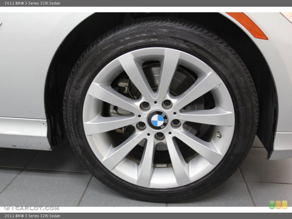 2011 BMW 3 Series 328i Sedan Wheel and Tire Photo #78027255