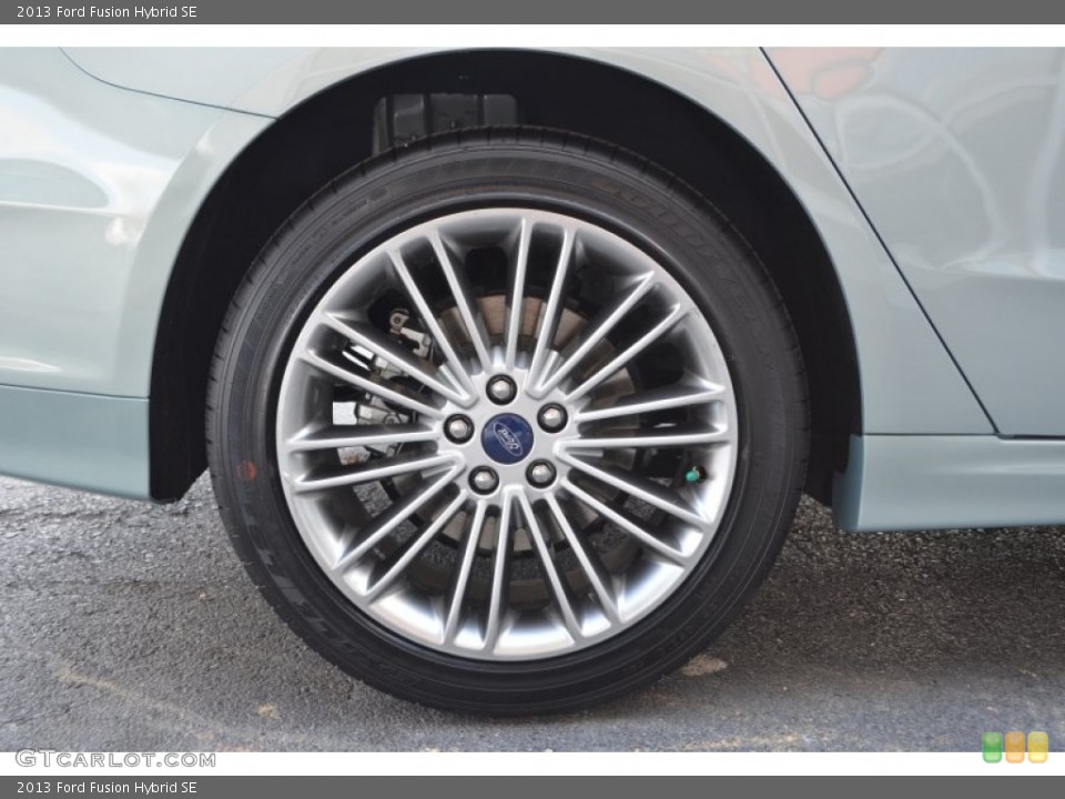2013 Ford Fusion Hybrid SE Wheel and Tire Photo #78028251
