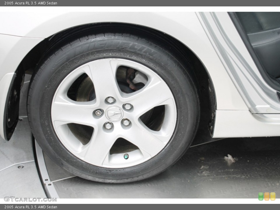 2005 Acura RL 3.5 AWD Sedan Wheel and Tire Photo #78030147