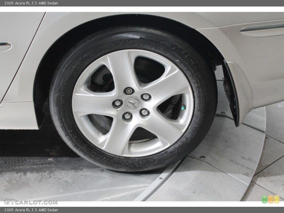 2005 Acura RL 3.5 AWD Sedan Wheel and Tire Photo #78030225