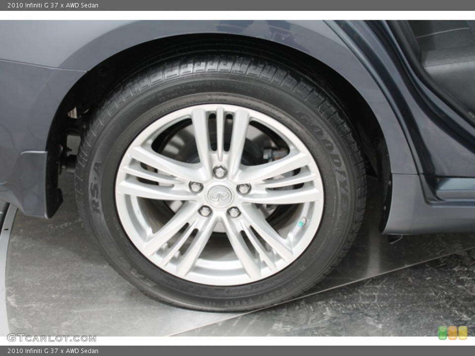 2010 Infiniti G 37 x AWD Sedan Wheel and Tire Photo #78032763